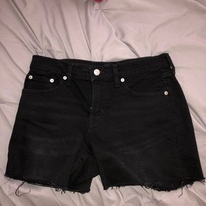 Gap Black Jean Shorts
